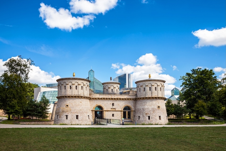 Le fort Thüngen situé en face du musée Mudam